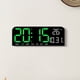 thumbnail image 2 of Reloj despertador de pantalla grande, reloj de escritorio LED simple, reloj creativo, reloj de escritorio de gran tamaño que se puede colgar, 2 of 5