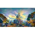 thumbnail image 2 of Gavidia, Pedro 24x15 White Modern Wood Framed Museum Art Print Titled - Orlando Florida United States Walt Disney World Castle, 2 of 4