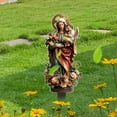 thumbnail image 3 of sruoe Garden Statues for Outside, Decoration Ground Insert, Fairy Flower Pot Decor, Flat Acrylic Patio Decor, Bohemian Garden Statue, Outdoor Lawn Ornament for Home and Yard, 3 of 6