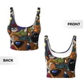 thumbnail image 5 of Lsque Scooby-Doo Printed Women'S Sports Bra, Compression, Moisture Wicking, High-Impact Sports Bra For Women,Supportive sports bra-Medium, 5 of 9