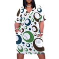 thumbnail image 1 of Vestido retro con bolsos para ropa de fiesta de mujer 60 patrones, 1 of 6