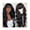 14inches, variant on Wig with Bangs Human Hair Body Wave None Lace Front Wigs for Black Women 14-40 Inch Long Glueless Full Machine Remy Hair Wig, Natural Color