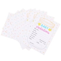FOLOYORI 5 Sets Baby Shower Predictions and Advice Cards for Baby Shower Occasions 11.8x5.1x0.04in