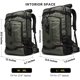 thumbnail image 3 of KAKA Mochila de Viaje Mochila de Mano, Bolsa de Lona Convertible Duradera para Computadora Laptop de 15,6 Pulgadas para Hombres y Mujeres (Mediano 35 L), 3 of 13