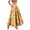 *9-Orange, variant on VBVC Women's Boho Floral Maxi Skirt,Summer Beach Vacation Skirt For Women,Ladies High Waist A-Line Long Skirt with Pockets,Dark Blue,S-3XL