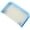 Blue, variant on Portable Zippered File Bag Document Organizer, Multipurpose Students & Travel Storage for Receipts, Papers, Crafts, Scrapbooking, Lightweight Durable PP Folder with Water-Resistant Surface, Blue