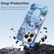 thumbnail image 4 of Funda de TPU Stitch para iPhone 16 Pro Max: ultrafina, a prueba de golpes, antiamarilleo, resistente a arañazos, compatible con carga inalámbrica, agarre mejorado, estilo transparente., 4 of 7