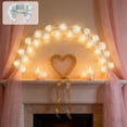 thumbnail image 1 of Birdeem Flower String Lights,White Rose Led String Lights for Festive Decor,Battery Operated Decorative Lights for Wedding Party Home Decor,Portable and Safe Led Lighting, 1 of 7