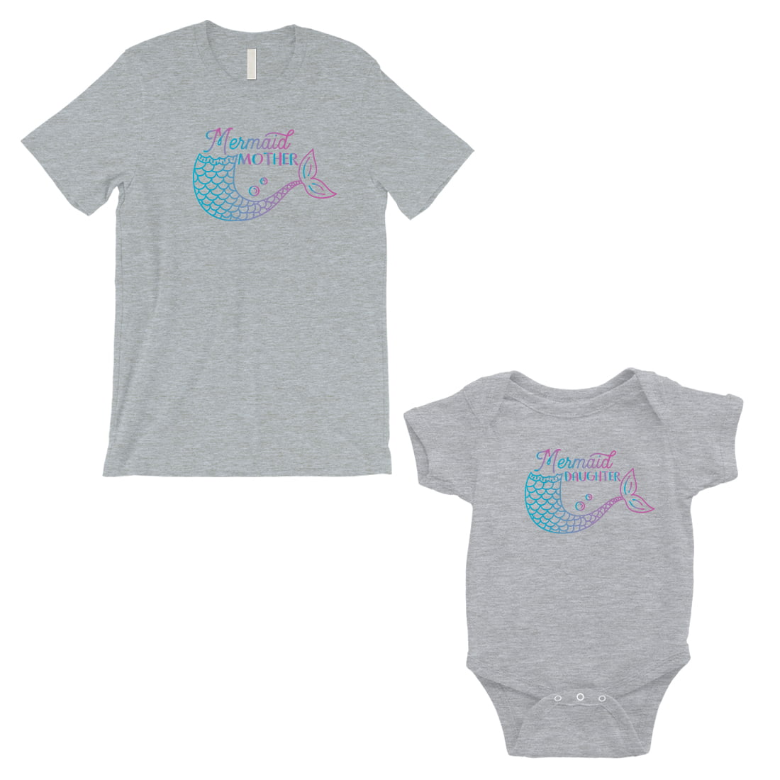 Mother\u2019s Day Gift Mermaid MAMA & Mermaid MINI Matching Mother and Daughter Shirts Mom and Daughter Shirts