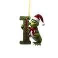 thumbnail image 2 of Supbessel Grinch Christmas Decorations Christmas Decorations - Initial Green Surname Pendant Decoration Hanging Decoration Suitable For Christmas Tree Car Backpack, 2 of 5