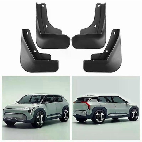 Applies to Car Mudguards For Kia EV3 2024 2025 Front Rear Mud Flaps Guards Splash Fender Car Exterior Parts_Special Gift-Black