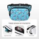 thumbnail image 5 of Disketp Dolphin Riñonera de Doble Capa, Bolsa de Cintura Ajustable para Viajes, Correr y Senderismo, Riñonera Ligera para Hombre y Mujer, 5 of 9