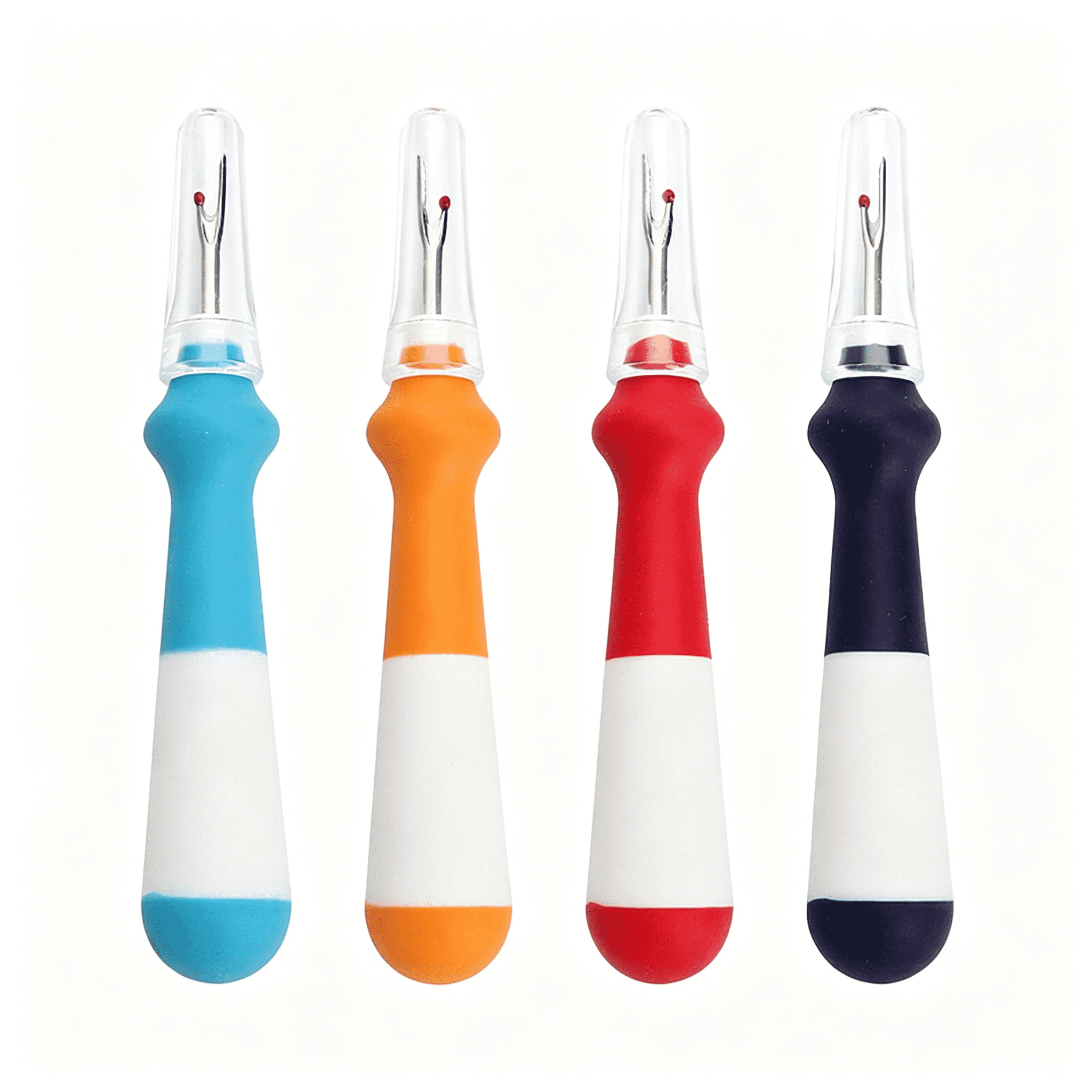 EXLEAF 2026 New 4 Pcs Seam Ripper Perfect for Layering Seam Rippers for Sewing Cozy Comfort Sewing Kit for Craft Quilting Home Colorful