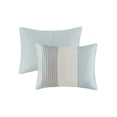 thumbnail image 5 of Madison Park Pintuck Comforter Set, Cal King, Elegant All Season Bedding, Aqua, 5 of 12