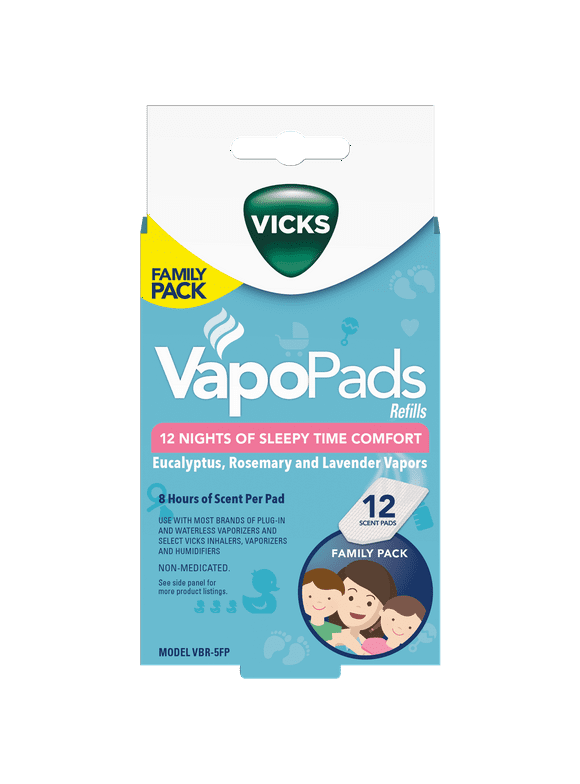 Vicks Pediatric VapoPads 12 Pack, VBR-5FP