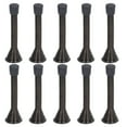 thumbnail image 1 of 10Pcs Door Stop Stainless Steel 85mm Height Black Rust Resistant Wall Protection Door Stopper, 1 of 10