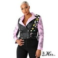thumbnail image 4 of FOR HER NYC Pins and Studs Outerwear Jackets, 4 of 13