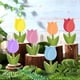 thumbnail image 4 of 6 Piezas de Decoraciones para Fiesta del Día de la Madre, Letrero S Pintado de Color Caramelo de Granja de para Decoración del Hogar, 4 of 5