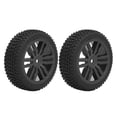 thumbnail image 1 of RC Pneu de Remplacement, Caoutchouc 2pcs RC Pneu avant Stable pour 1/16 Échelle hors Véhicule Routier, 1 of 8