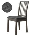 thumbnail image 1 of Pu Chair Cover Leather Chair Cover Dining Room Chair Cover Black, 1 of 8