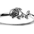 thumbnail image 4 of Soumake Wedding Ring Rose Design Elegant Classic Delicate Wedding Ring For Wedding Fashion, 4 of 7