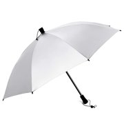 G4Free 46 Inch Large Hiking Umbrella Ultralight UV Silver Reflective Full-size Trekking Backpacking Umbrella