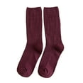 thumbnail image 2 of Womens Winter Socks Warm Thick Knit Wool Soft Vintage Casual Crew Socks Gifts, 2 of 8