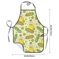 thumbnail image 2 of Disketp Corn And Corn Oil Kitchen Apron with adjustable Aprons for Women with Pockets Cooking Powder Pink Apron, 2 of 7