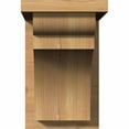 thumbnail image 2 of 7 1/2"W x 12"D x 12"H Yorktown Smooth Corbel w/Backplate, Western Red Cedar, 2 of 9
