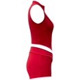 thumbnail image 6 of Short Sets for Women Slim Fit Sleeveless Zip Up Cropped Vest and Shorts 2 Piece Matching Set Going out Sets, 6 of 6