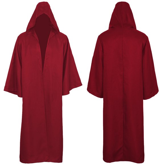 LSLJS Robe à Capuche pour Femmes Adultes à Manches Longues Uniforme Cloak, Cape