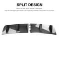 thumbnail image 4 of Rear Lip Diffuser, Lip Diffuser Rear Carbon Fiber 5 Fin Spoiler Shark Fin Car Fit Most Fit Most Vehicle Huiop Universal Abs Carbon, 4 of 7