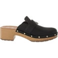 thumbnail image 6 of Dr. Scholl's Classic Clog Black Block Heel Slip On Buckle Detailed Fashion Clogs (Black, 6.5), 6 of 6