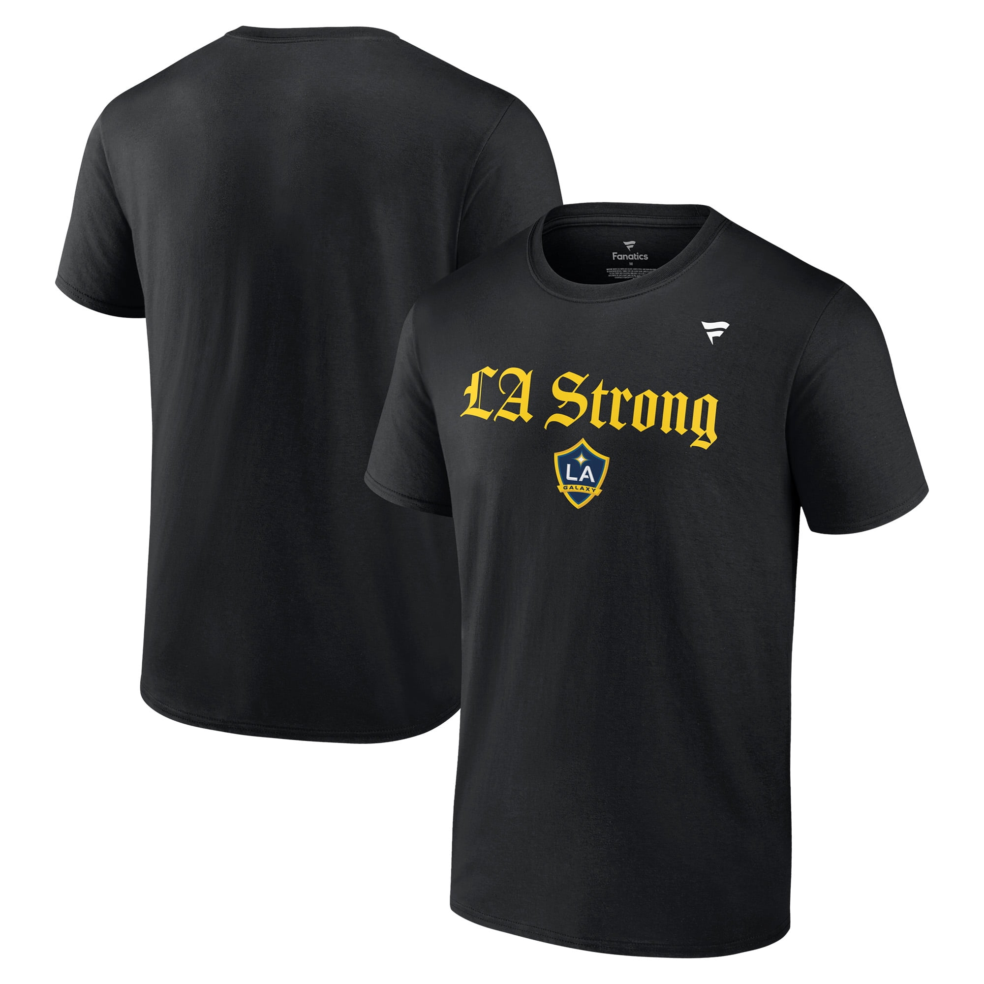 Unisex Fanatics Black LA Galaxy LA Strong T-Shirt