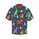 thumbnail image 2 of Camisas para niños con dinosaurios kawaii para hombres, ropa con estampado 3D, camisa hawaiana de vacaciones, camisetas de manga corta Y2k, ropa vintage, blusa con solapa, 2 of 5