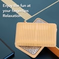 thumbnail image 3 of Finger Slider Toy, Metal Portable Lightweight Fingertip Toy Exquisite  for Office Blue,Yellow, 3 of 7