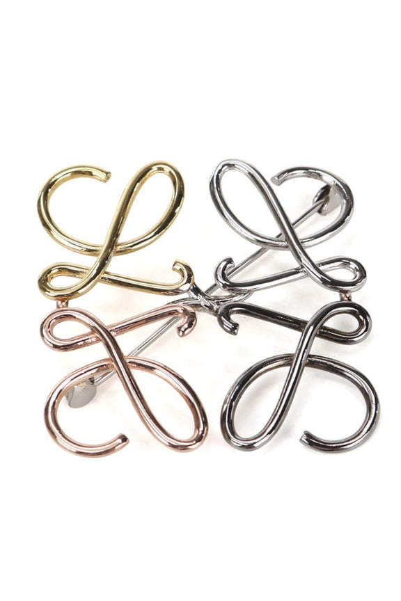 Pre-Owned LOEWE Brooch J000245X10 Anagram Women's Multicolor