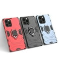 thumbnail image 6 of Heavy Duty Case For iPhone 16 Pro Armor Phone Case with Metal Ring Hidden Kickstand, Military Grade Shockproof Rugged Protective Cover for For iPhone 16 Pro,Red, 6 of 7