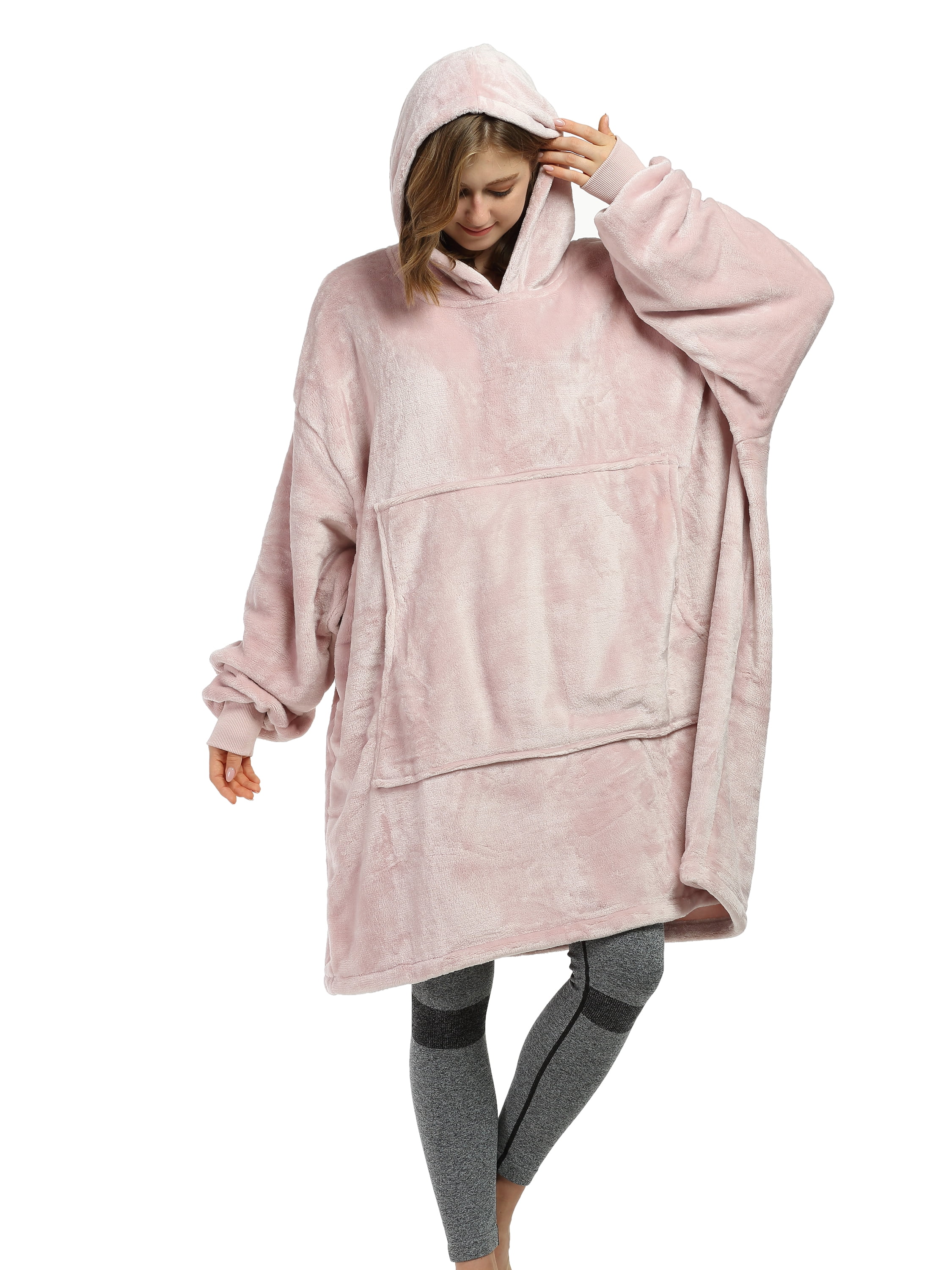 Oversized Hoodie Blanket Sweatshirt,Super Soft Warm Comfortable Fleece  Giant Pullover with Large Front Pocket,for Adults Men Women Teenagers Kids  Wife Girlfriend - Walmart.com