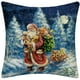 thumbnail image 3 of Juego de 4 fundas de almohada de Navidad de 18" x 18", fundas de almohada decorativas, fundas de cojines de granja de Navidad JAMW Sencillez, 3 of 5