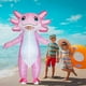 thumbnail image 2 of Disfraz Inflable Brillar Ajolote Rosa para Adultos, 2 of 4