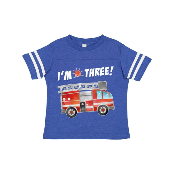 Inktastic I'm 3 Fire Truck 3rd Birthday Boys or Girls Toddler T-Shirt