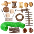 thumbnail image 3 of Innovative Wooden Set for Hamsters, Combining Fun with Dental Care Benefits, 3 of 3