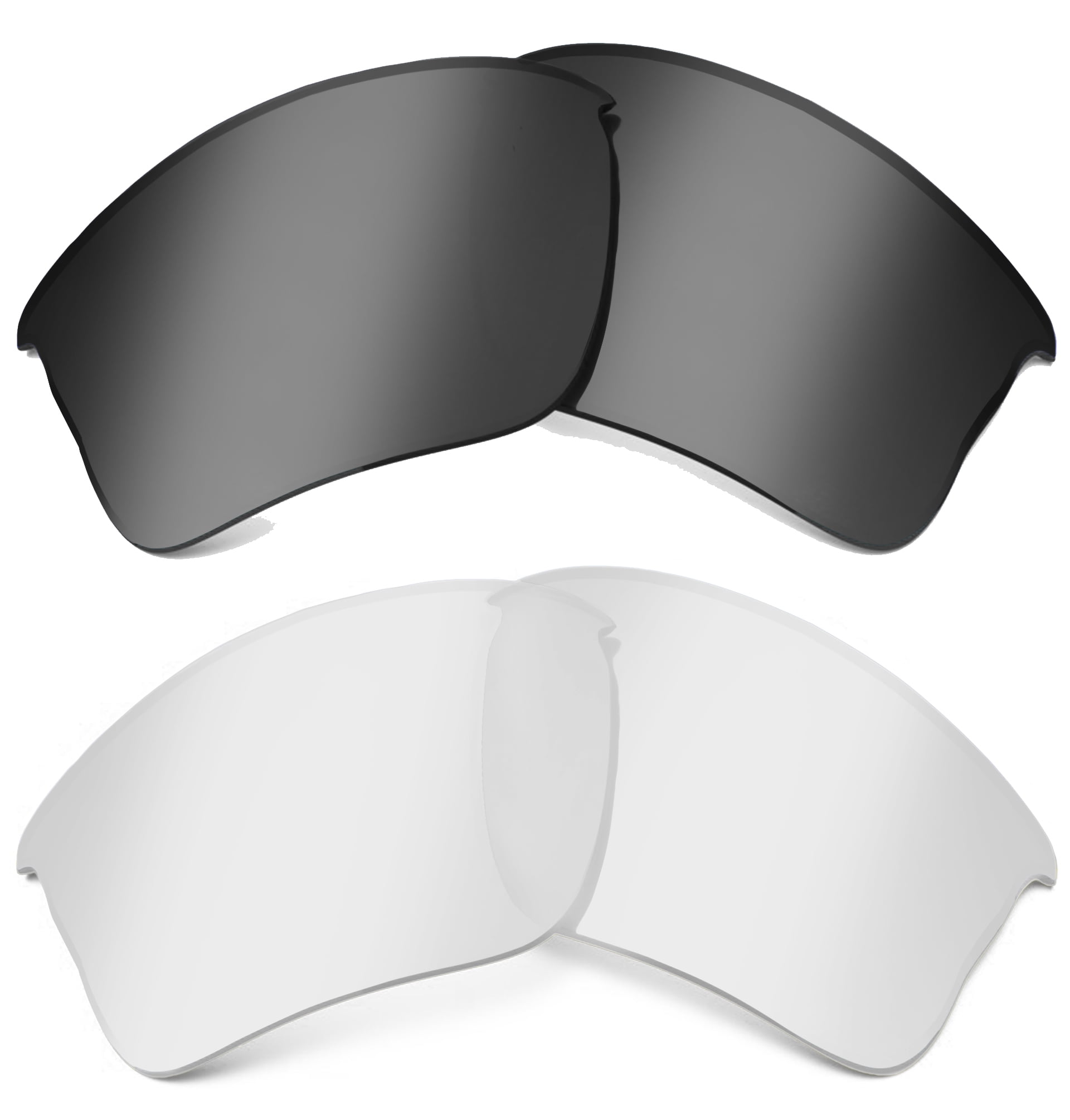 Seek Replacement Lenses Compatible With Oakley Flak Jacket Xlj Af Clear And Silver 