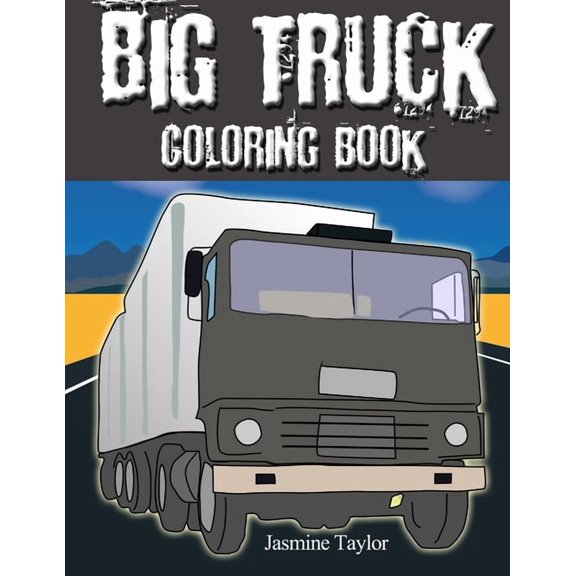 Big Truck Coloring Book, (Paperback)
