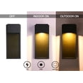 thumbnail image 3 of 15.8"Outdoor led Wall Sconce with Water Ripple Glass, 3 of 9