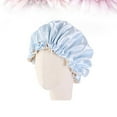 thumbnail image 5 of Howish kids sleeping hat Satin Sleep Cap Double Layer Hair Care Bonnet for Kids(10.63"X3.94"X0.08"), 5 of 8