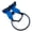 4BLUE, variant on Collar for Visually Impaired Pets Adjustable Breathable Fabric Avoids Obstacle