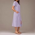 thumbnail image 4 of Robe d'Été pour Femme Dégradé Sans Manches à Col en V Maxi, 4 of 8