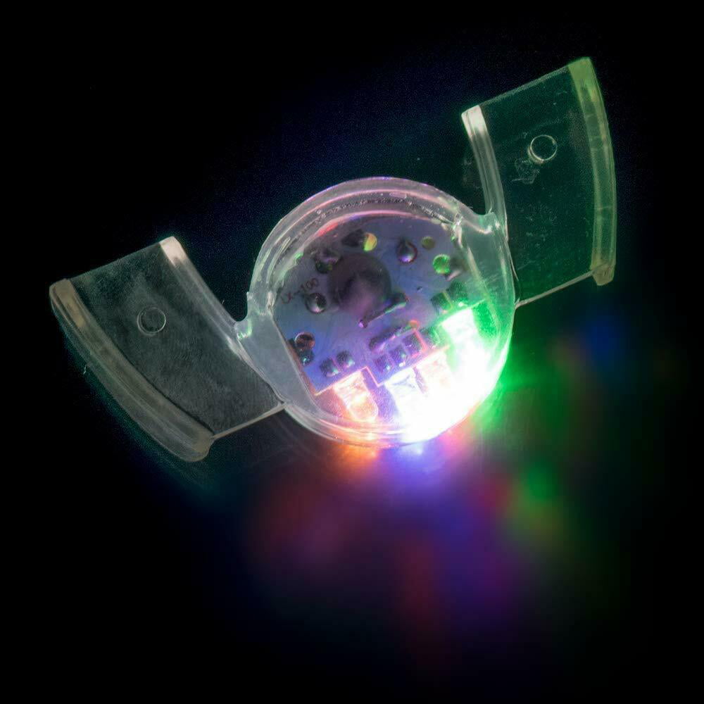 2 Pack Flashing Mouth Teeth Multi-Color Light-Up Raves Party LED Mouthguard 
